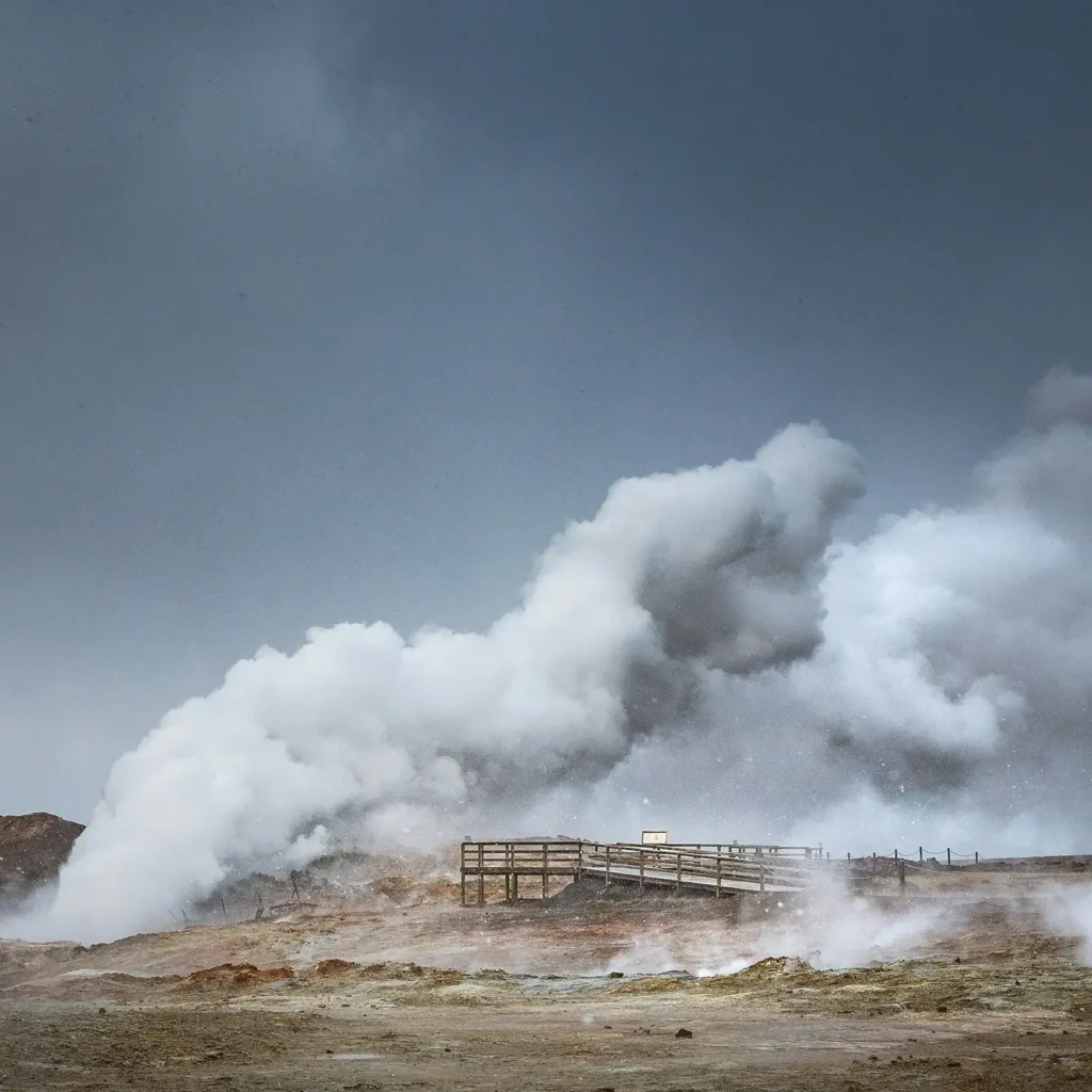 Gunnuhver at Reykjanes Peninsula