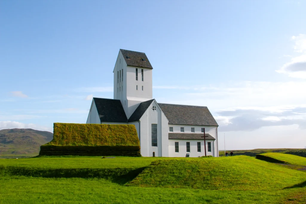 Skálholt church, Golden circle tour in Iceland