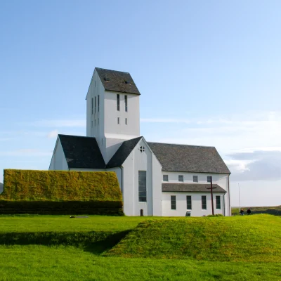 Skálholt church, Golden circle tour in Iceland