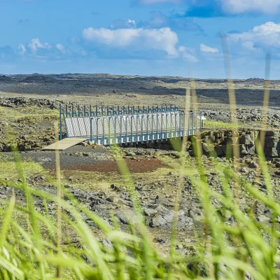 Reykjanes bridge between continents