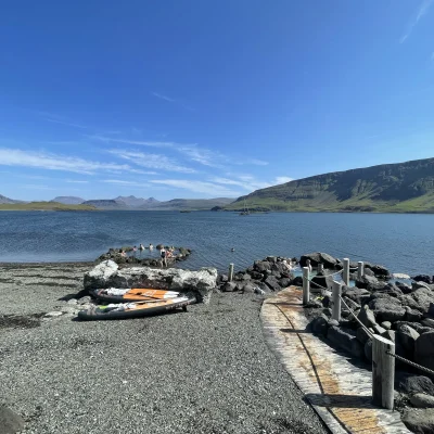 Hvammsvík hot spring