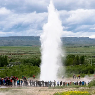 Geysir, Strokkur, Golden circle tour in Iceland