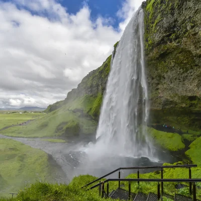 Seljalandsfoss waterfall, south coast