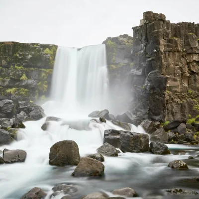 Thingvellir, Öxarár waterfall, Golden circle tour in Iceland